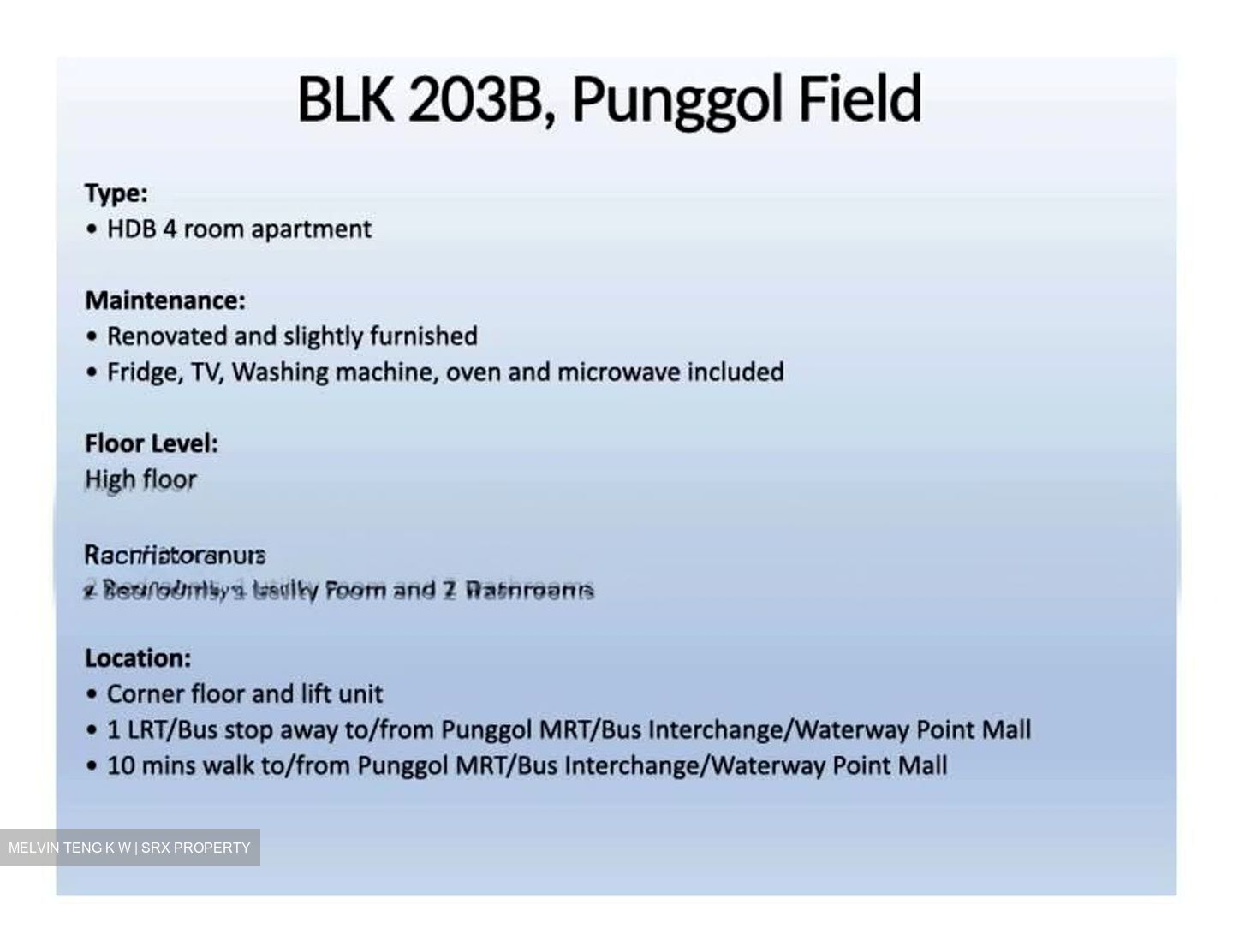Blk 203B Punggol Field (Punggol), HDB 4 Rooms #554194291